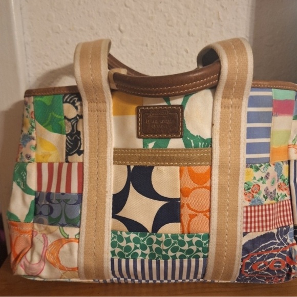 Coach Handbags - EUC Coach Hampton Patchwork Tote Bag